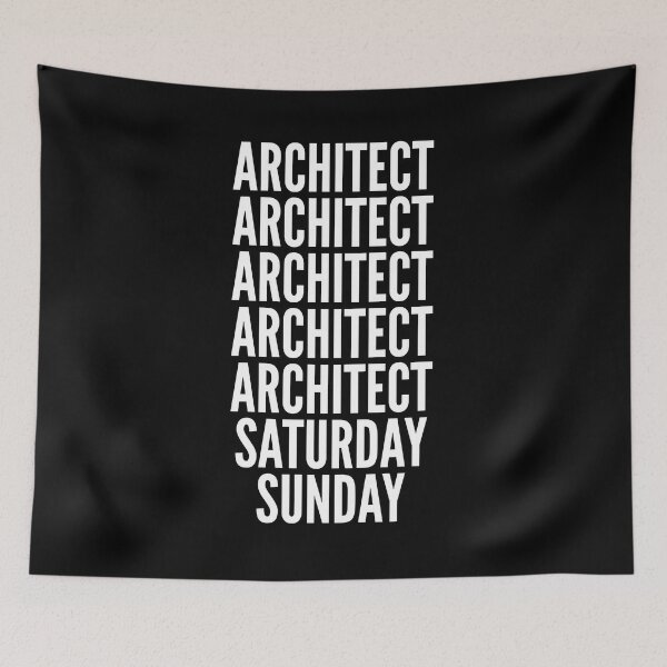 Item preview, Architect saturday and sunday for Architects designed and sold by SVPOD.