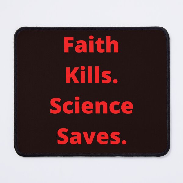 Item preview, Faith Kills-Science Saves designed and sold by Radicomics.