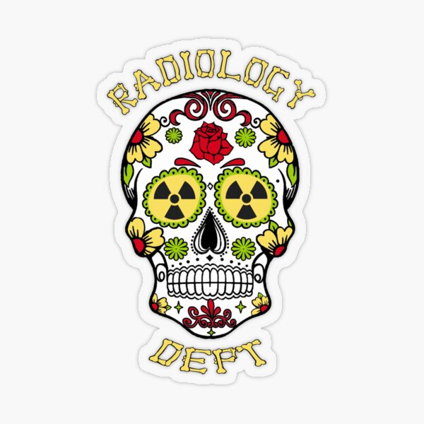 "RADIOLOGY DEPT" Sticker by Radmoto Redbubble