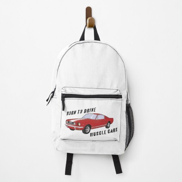 Item preview, Mustang Red Pony Car Muscle Car Fastback designed and sold by UniqueBelleVie.