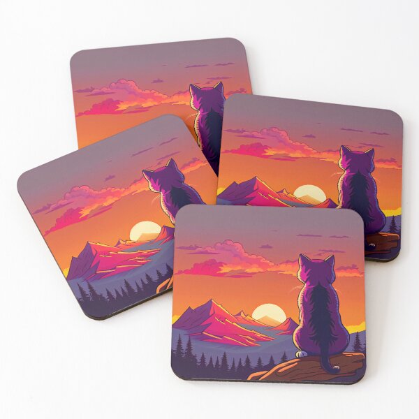Item preview, Cat watching the sunset designed and sold by EzraRogers.