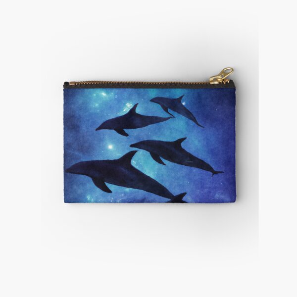 Item preview, School of dolphins swimming through the ocean designed and sold by tinytiger77.