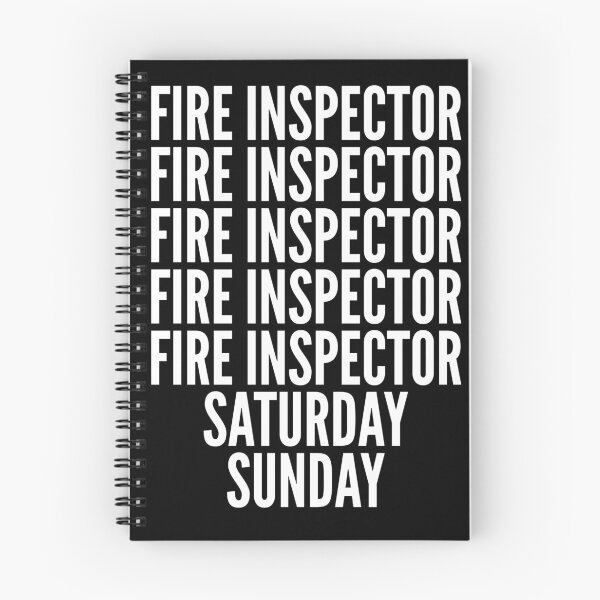 Item preview, Fire inspector saturday and sunday for Fire inspectors designed and sold by SVPOD.