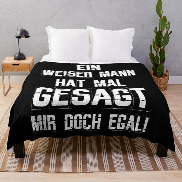 Item preview, A Wise Man Once Said I Don't Care German Funny designed and sold by Shirtey.
