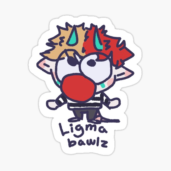 Ligma Nuts Sticker Blue Funny Stickers Adult Stickers -  Portugal