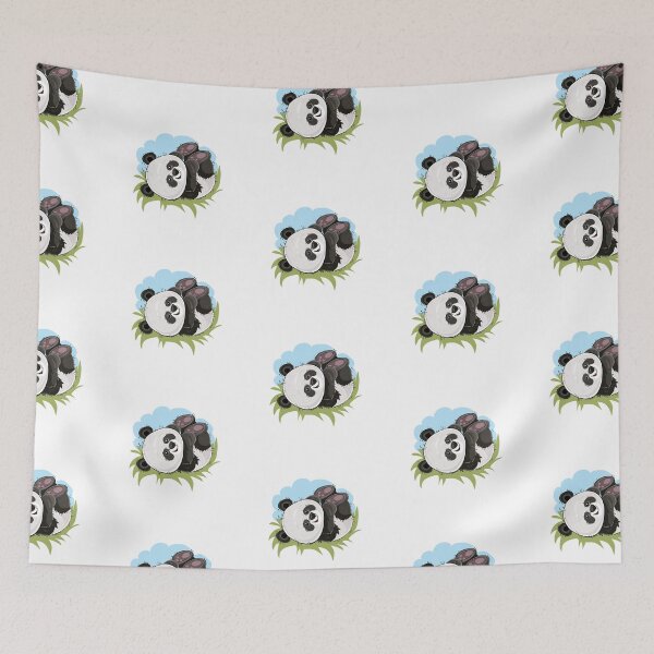 Item preview, Happy cute little panda designed and sold by Fufustyle.