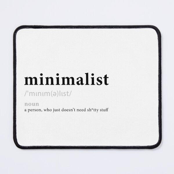 Item preview, minimalist definition black and gray text; doesn't need stuff designed and sold by joanna-jpg.