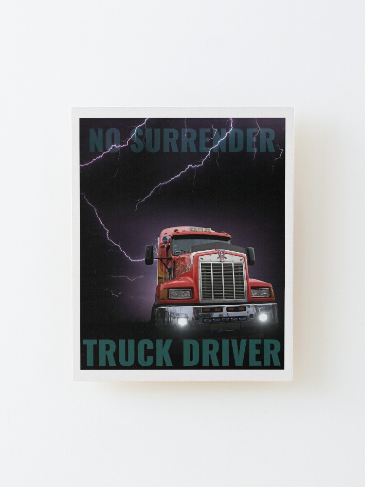 TRUCKER ICE ROAD ALASKA, GIFT FOR TRUCKERS, GIFT FOR TRUCK DRIVERS, ICE  ROAD ALASKA Poster for Sale by al21ex