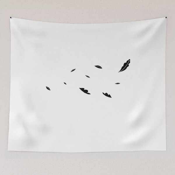 Item preview, Minimalist Leaves Blowing In The Wind designed and sold by Shirtey.