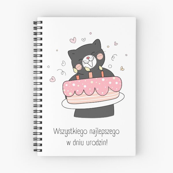 Item preview, Wszystkiego najlepszego w dniu urodzin! Happy birthday in Polish, Polish name day, Polish birthday  designed and sold by Pommallina.