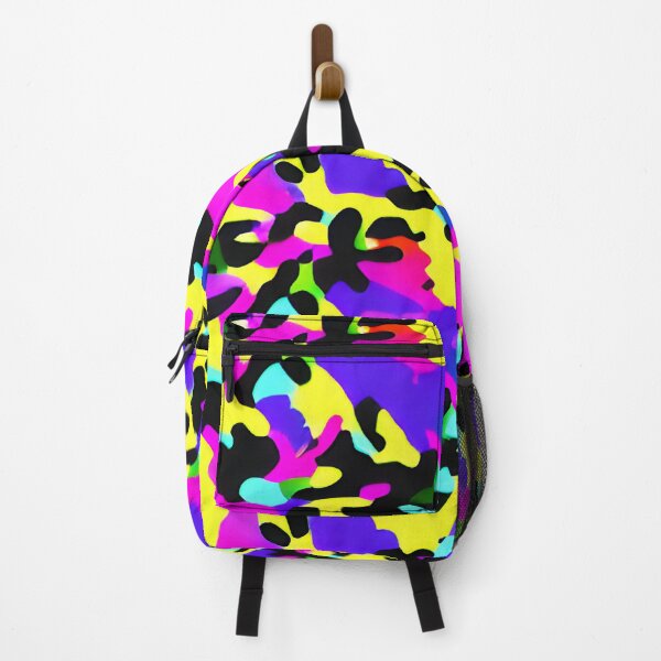 Item preview, Neon Bright Colorful Camo Pattern designed and sold by winterswinner.