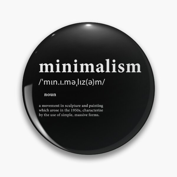 Item preview, minimalism definition white text designed and sold by joanna-jpg.