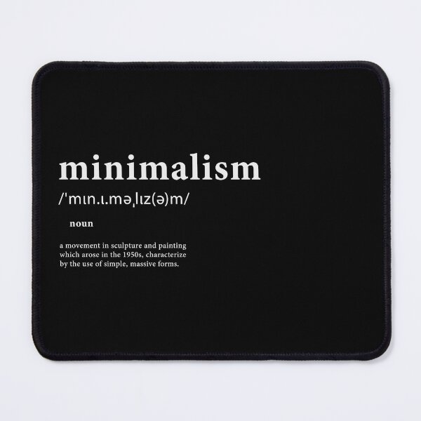 Item preview, minimalism definition white text designed and sold by joanna-jpg.