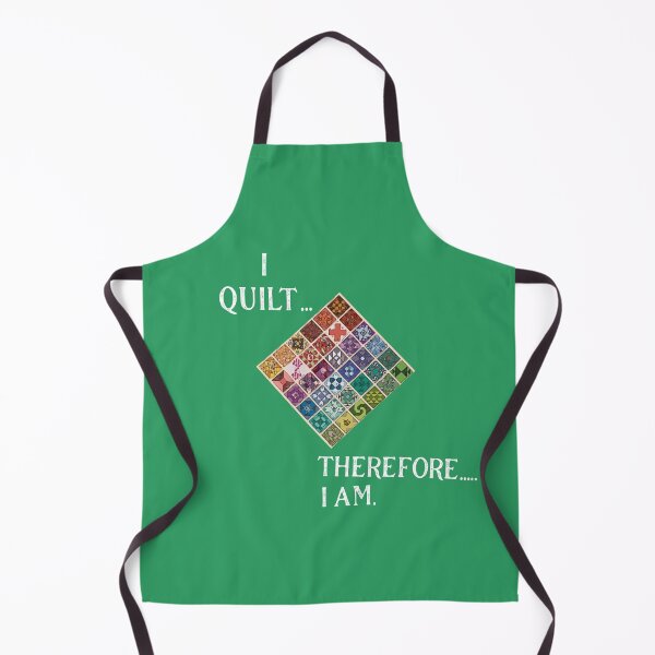 Item preview, I quilt therefore I am Quilting design designed and sold by spinningvisions.