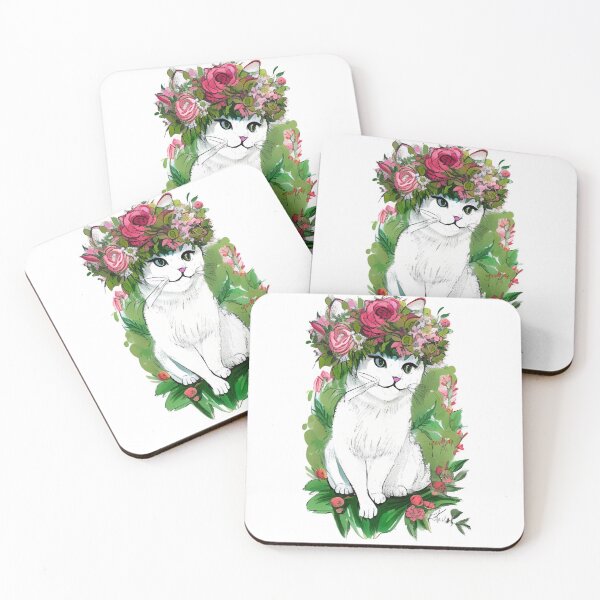 Item preview, Arabella in a flower crown with background designed and sold by DarkwingDave.