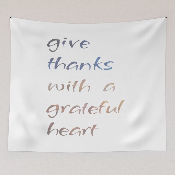 Item preview, Give Thanks With A Grateful Heart designed and sold by st0n0ga.