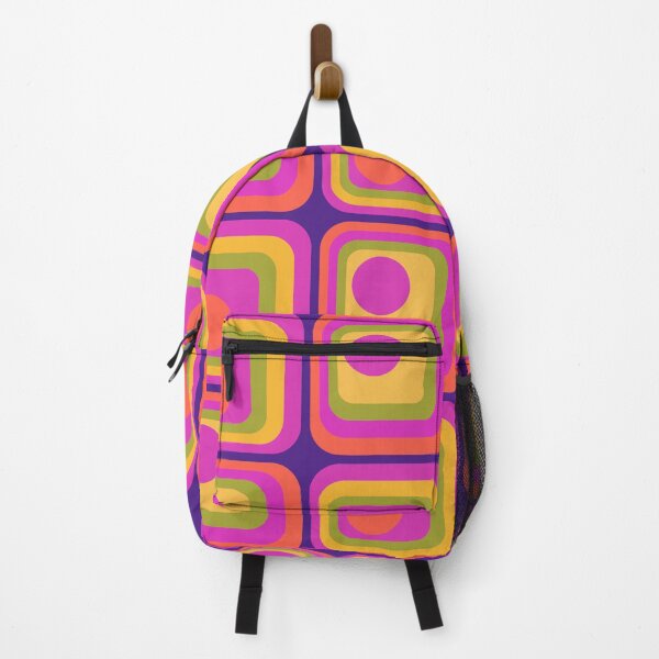 Item preview, Retro Geometric Gradient Square and Circle Pattern designed and sold by tonymagnerart.