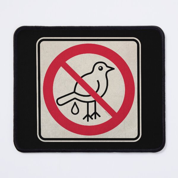 Item preview, Forbidden Street Sign for Birds designed and sold by PopAlien.