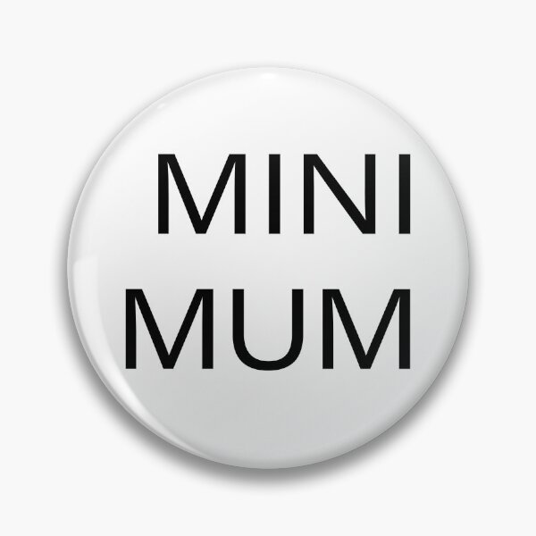 Item preview, Minimum Mini Mum, minimalist text simple design designed and sold by joanna-jpg.