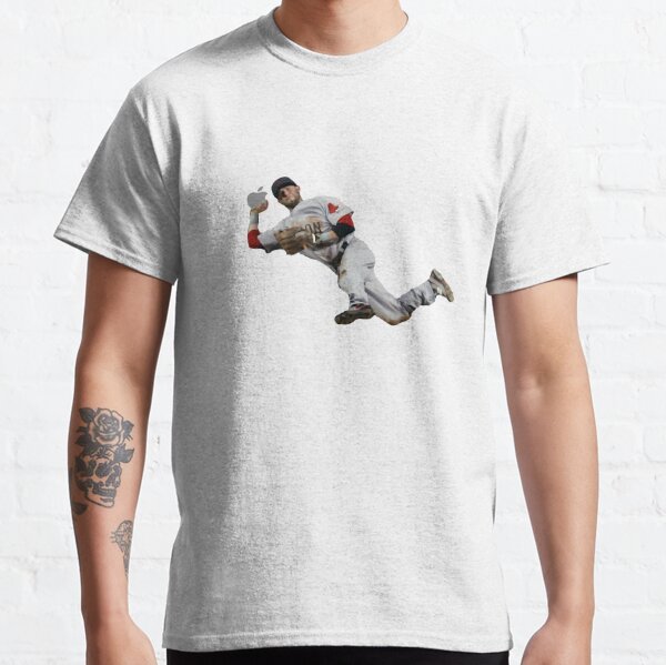 Dustin Pedroia throwing apple Essential T-Shirt for Sale by