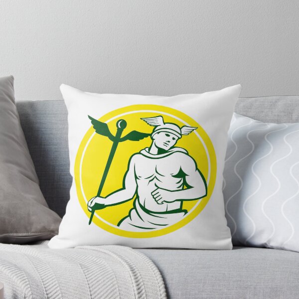 Artikelvorschau, Quecksilber, das Caduceus-Personal Retro hält entworfen und verkauft von patrimonio.