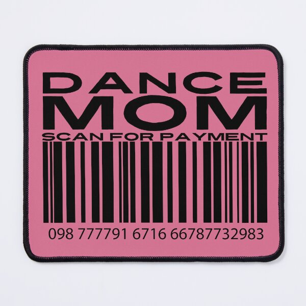 Item preview, Dance Mom Scan For Payment | Dance Mommy | Dance Barcode (White Lettering Available) designed and sold by Wavecrest Wearables.