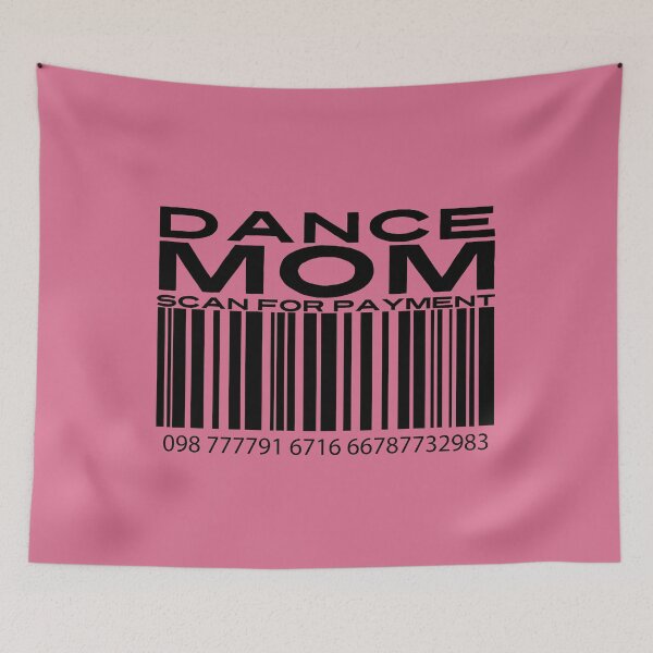 Item preview, Dance Mom Scan For Payment | Dance Mommy | Dance Barcode (White Lettering Available) designed and sold by Wavecrest Wearables.