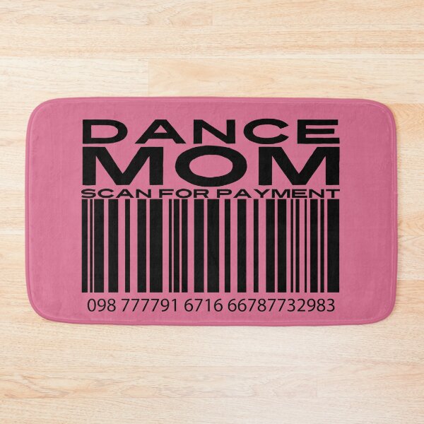 Item preview, Dance Mom Scan For Payment | Dance Mommy | Dance Barcode (White Lettering Available) designed and sold by Wavecrest Wearables.