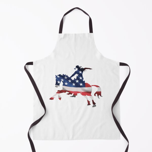 Item preview, Cowboy Righting American Flag Horse designed and sold by Rowena Jones.