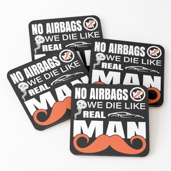 Item preview, WARNING No AirBags we die like real men designed and sold by ZXSEAVBNM.