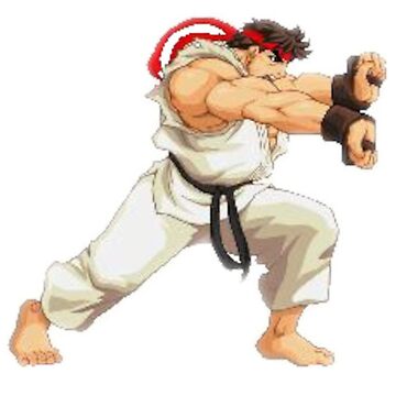 Ryu Fighting Stance SF3 Magnet for Sale by ropified