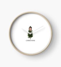 Chris Pine Clock