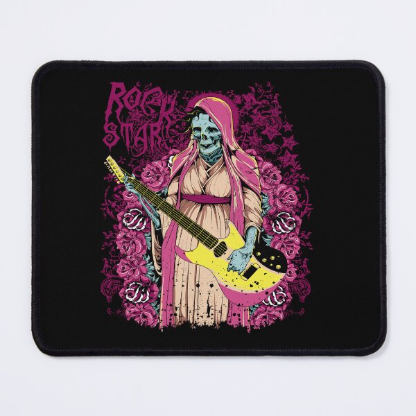Item preview, feamle guitarist skeleton flourish designed and sold by TADYSHOP.