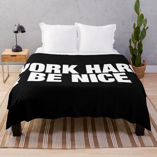 Item preview, Work Hard and Be Nice. designed and sold by CityNoir.