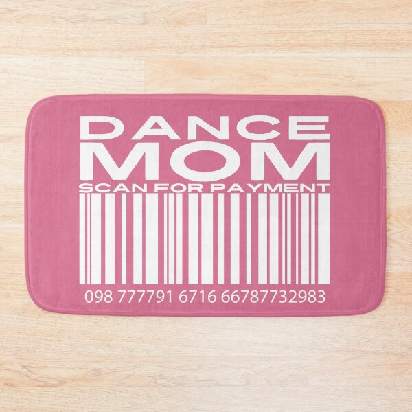 Item preview, Dance Mom Scan For Payment | Dance Mommy | Dance Barcode (Black Lettering Available) designed and sold by Wavecrest Wearables.