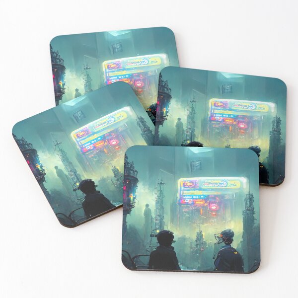 Item preview, Cyberpunk Worlds #CP1-2 designed and sold by DigitalvanShop.