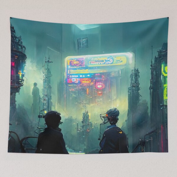 Item preview, Cyberpunk Worlds #CP1-2 designed and sold by DigitalvanShop.