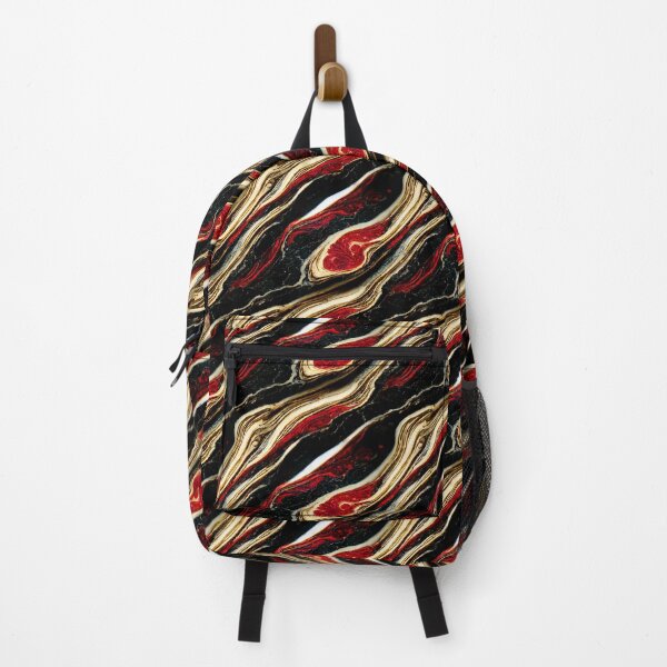 Item preview, Swirly Red, Black and Gold marble pattern, Intricate marbling pattern designed and sold by TreasuryOE.