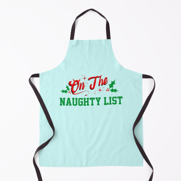 Item preview, On the naughty list retro Christmas vintage designs designed and sold by ArtfulGiftShop.