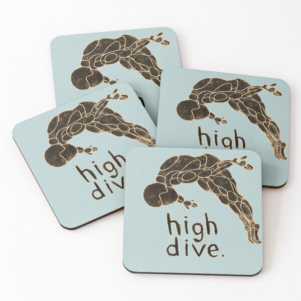Item preview, cliff diver, high diver, springboard diving, high dive designed and sold by danceink.