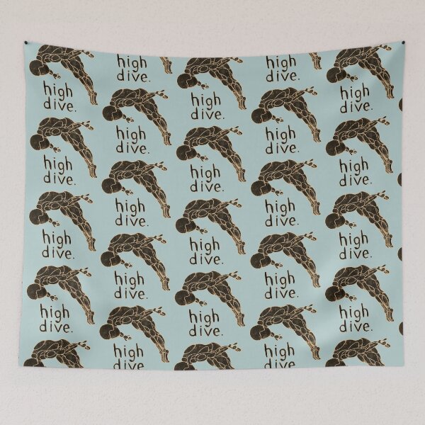 Item preview, cliff diver, high diver, springboard diving, high dive designed and sold by danceink.