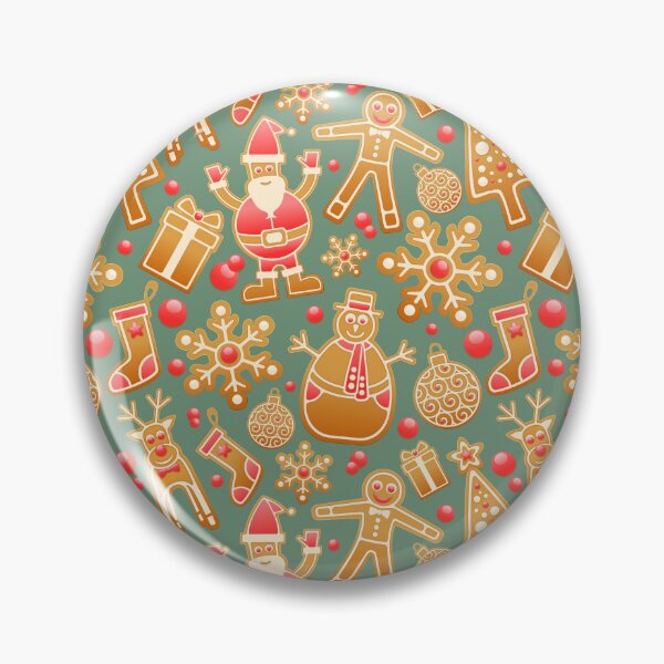 Item preview, Christmas Gingerbread Pattern designed and sold by RepublicOfFire.