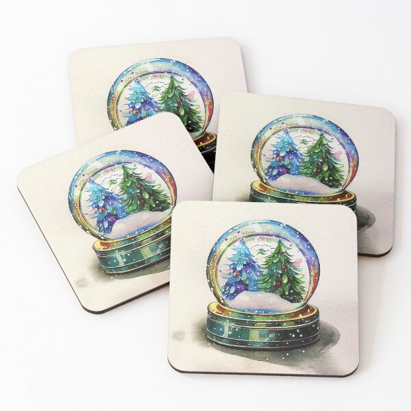 Item preview, A cute snow globe in watercolors  designed and sold by art8085.