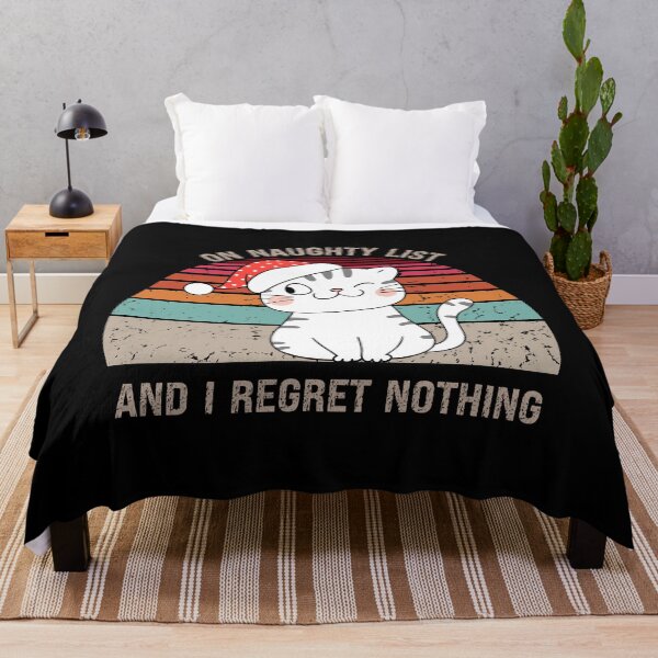 Item preview, On Naughty List And Regret Nothing Cat designed and sold by PRINYOS.