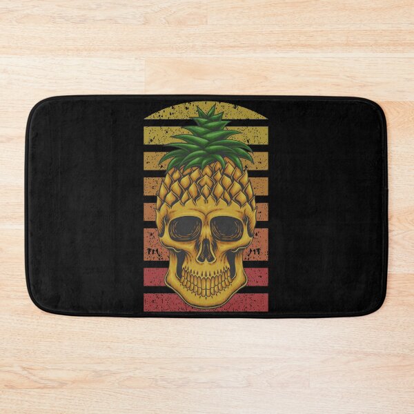 Item preview, Retro Sunset, Pineapple Skull, Anatomy of a Pineapple  designed and sold by MamaSweetea.
