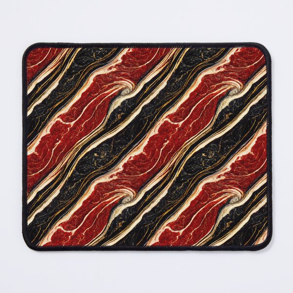 Item preview, Swirly Red, Black and Gold marble pattern, Intricate marbling pattern designed and sold by TreasuryOE.