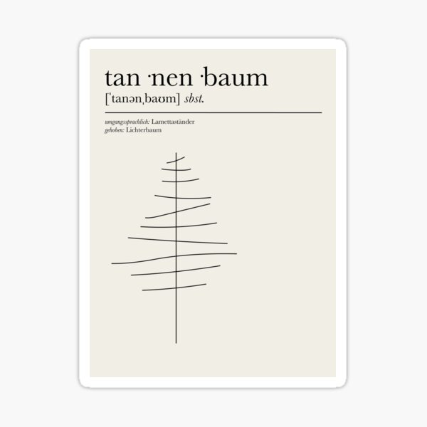 Item preview, Christmas Tree Poster "Tinsel Stand" designed and sold by frickedesign.
