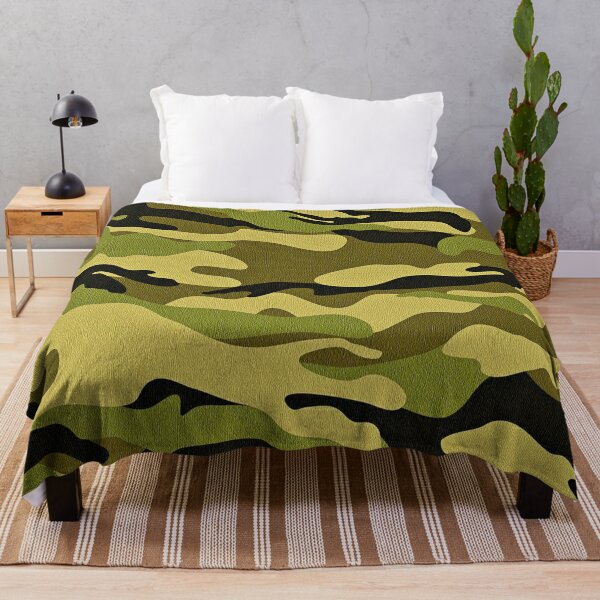 Shark Camo Fleece Blanket by Bape Collab - Pixels