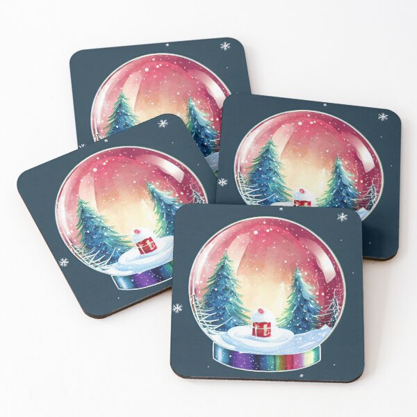 Item preview, A cute snow globe in watercolors designed and sold by art8085.