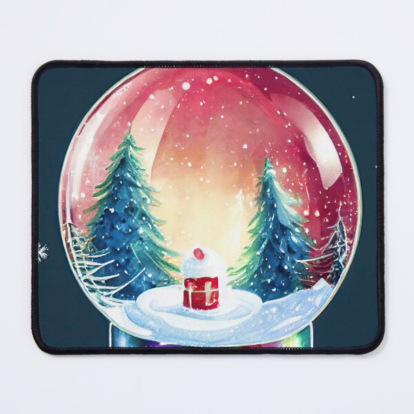 Item preview, A cute snow globe in watercolors designed and sold by art8085.
